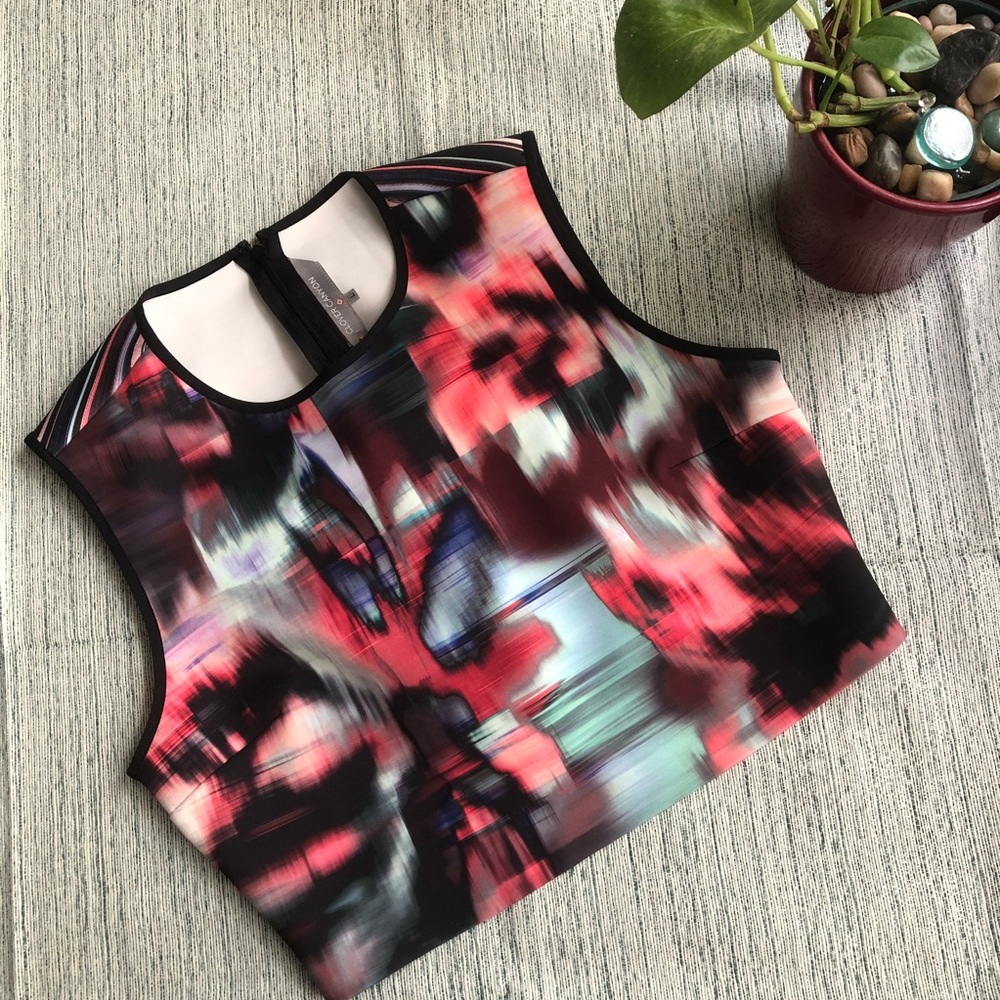 COPY - COPY - Clover canyon crop  top multicolor …